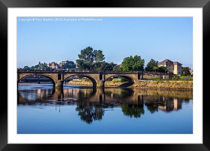 River Lune Bridge Framed Mounted Print by Paul Madden