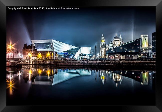 Museum Of Liverpool And Liver Building Framed Print by Paul Madden