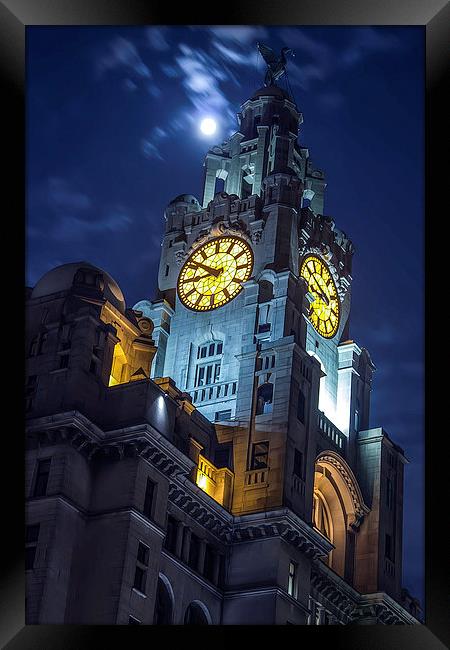 Top of the tower at Liverpool Framed Print by Paul Madden