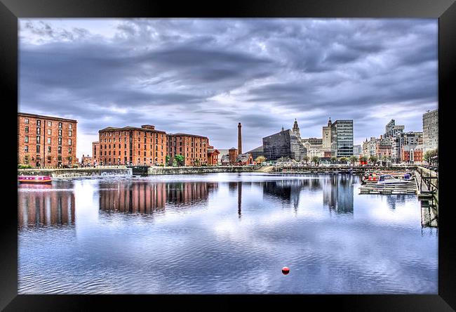 Salthouse Dock Liverpool HDR Framed Print by Paul Madden