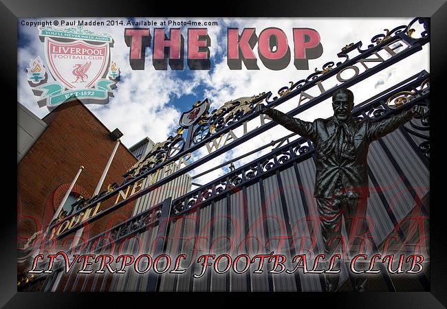 Liverpool FC Montage Framed Print by Paul Madden