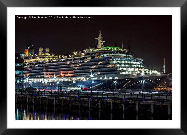 Queen Victoria in Liverpool Framed Mounted Print by Paul Madden