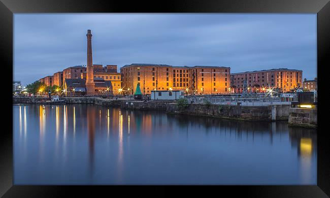 Albert Dock from the Canning Dock Framed Print by Paul Madden