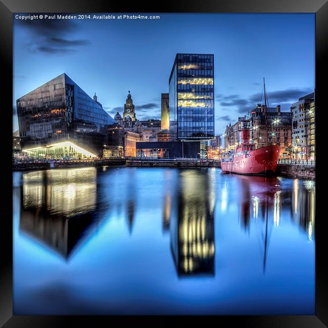 Canning Dock Liverpool - HDR Framed Print by Paul Madden