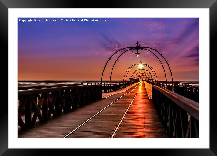 The Pier Of Destiny Framed Mounted Print by Paul Madden