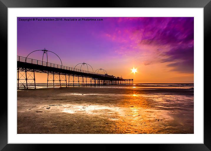 Pier Pressure Framed Mounted Print by Paul Madden
