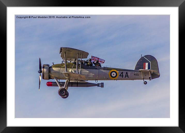 Salute from the Swordfish Framed Mounted Print by Paul Madden