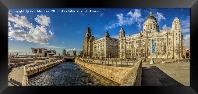 From Leeds to Liverpool Framed Print by Paul Madden