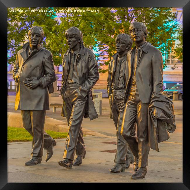A walk with the Beatles Framed Print by Paul Madden