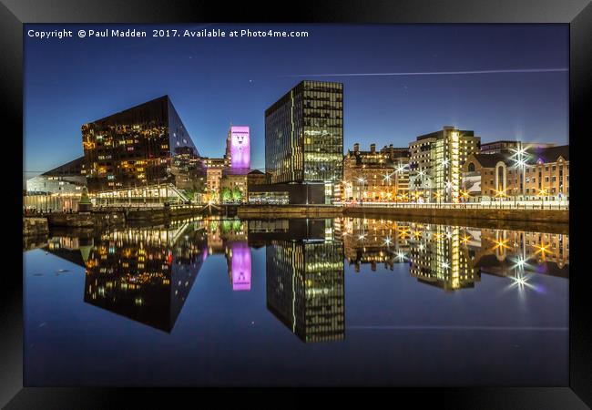 Canning Dock - Liverpool Framed Print by Paul Madden