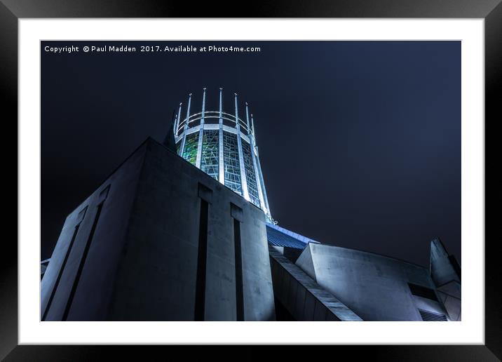 Liverpool Metropolitan Cathedral Framed Mounted Print by Paul Madden