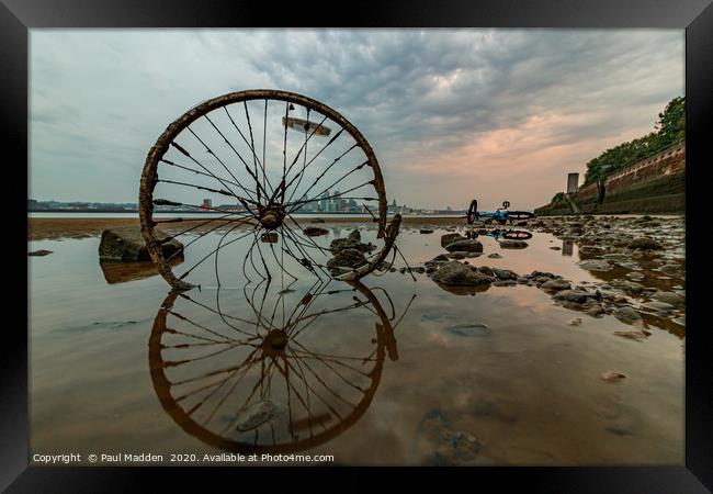 The new Liverpool wheel Framed Print by Paul Madden