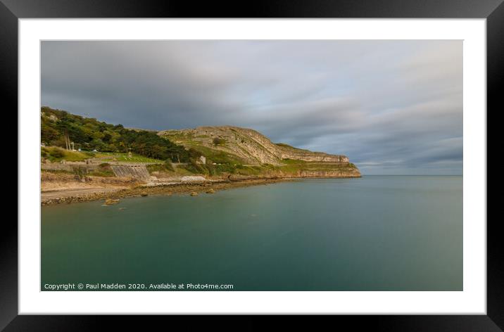 The Great Orme from the Pier Framed Mounted Print by Paul Madden
