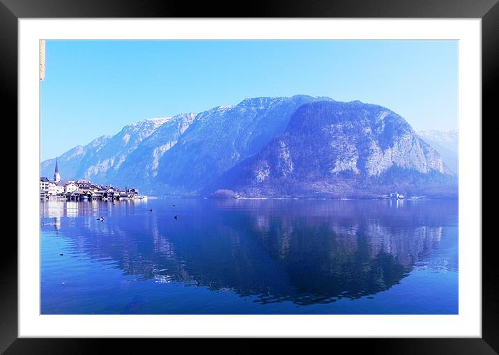 lake Framed Mounted Print by Miroslav Adamove
