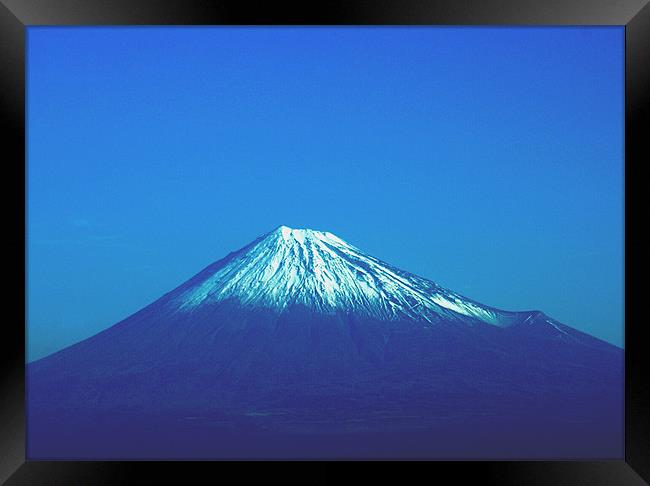 Snow-capped Fuji Framed Print by Daniel Gilroy