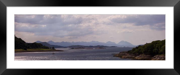 Isle of Skye from Loch Carron Framed Mounted Print by Richard Westwood