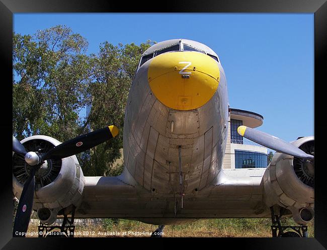 DC3 Dakota Framed Print by Malcolm Snook