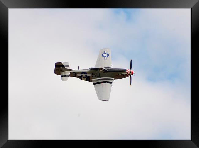 P51 Mustang Framed Print by Malcolm Snook