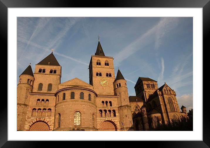  The High Cathedral of Saint Peter in Trier Framed Mounted Print by Malcolm Snook