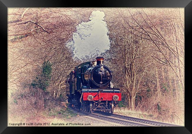 Steam Train Framed Print by Keith Cullis