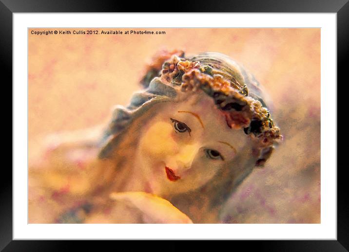 Portrait Of A Figurine Framed Mounted Print by Keith Cullis