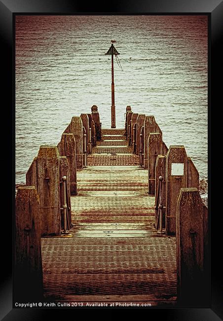 The Jetty Framed Print by Keith Cullis
