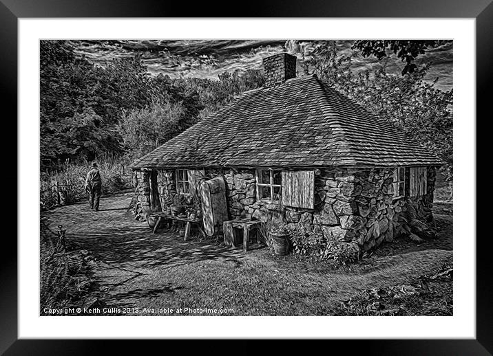 Squatters Cottage Framed Mounted Print by Keith Cullis