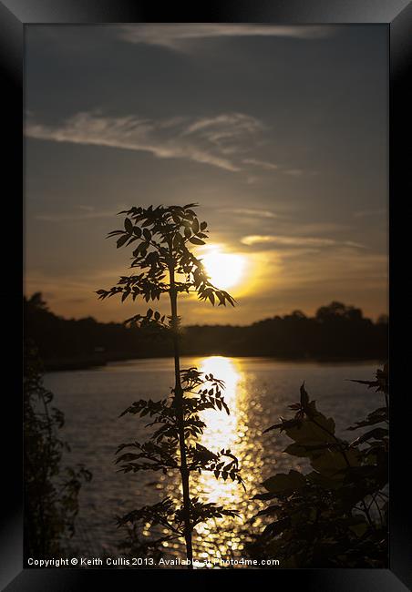 Watching The sunset Framed Print by Keith Cullis