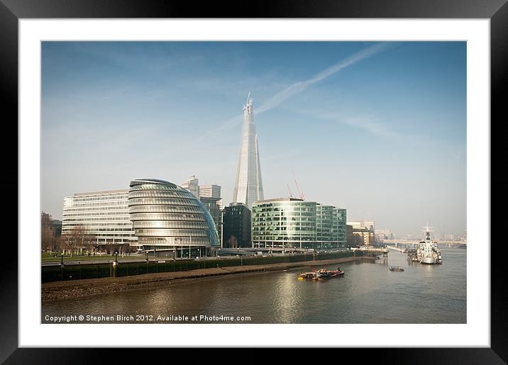More London Framed Mounted Print by Stephen Birch