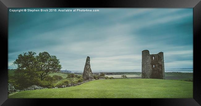  Hadleigh Castle Framed Print by Stephen Birch