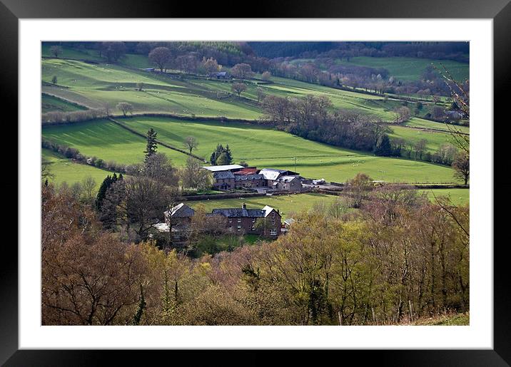 Tal-y-bont. Ceredigion.Wales. Framed Mounted Print by David Metters