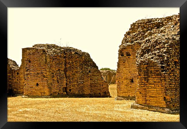 Rome Ruins Framed Print by Luke Ellen