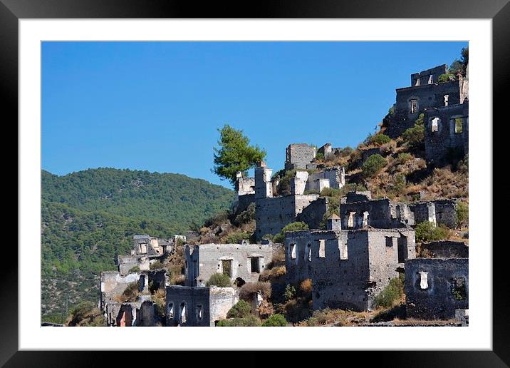 Paradise Ghost Town Framed Mounted Print by Michael Bolton