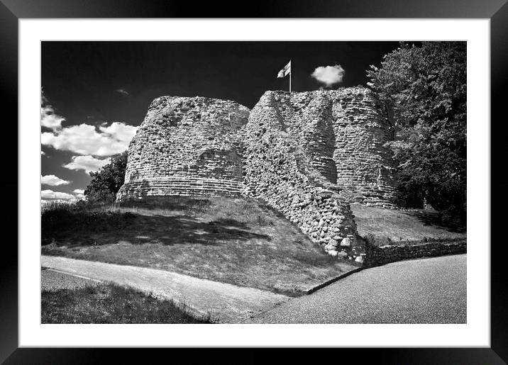 Pontefract Castle Framed Mounted Print by Darren Galpin