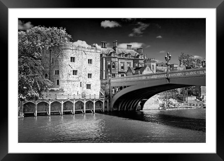 Lendal Tower and Bridge  Framed Mounted Print by Darren Galpin