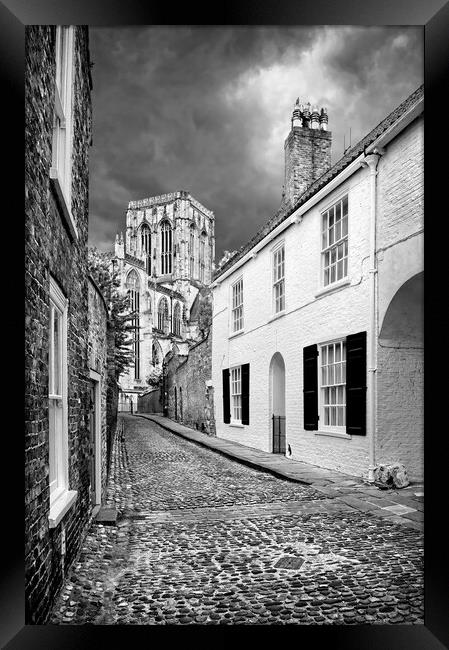 Chapter House Street and York Minster   Framed Print by Darren Galpin