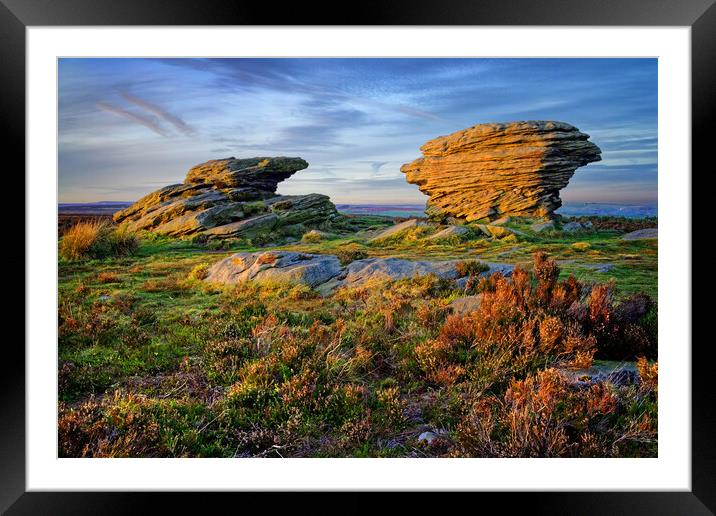 Ox Stones Framed Mounted Print by Darren Galpin