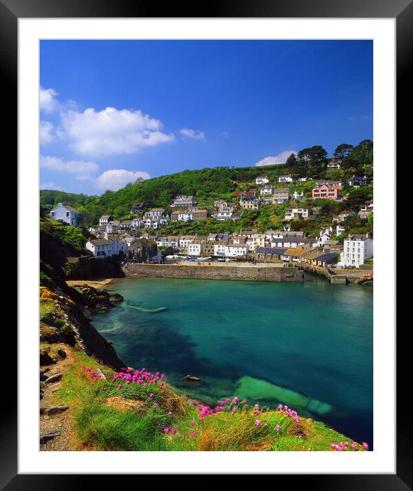 Polperro  Framed Mounted Print by Darren Galpin