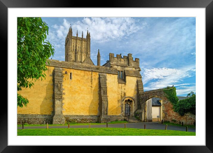 Wells Cathedral  Framed Mounted Print by Darren Galpin