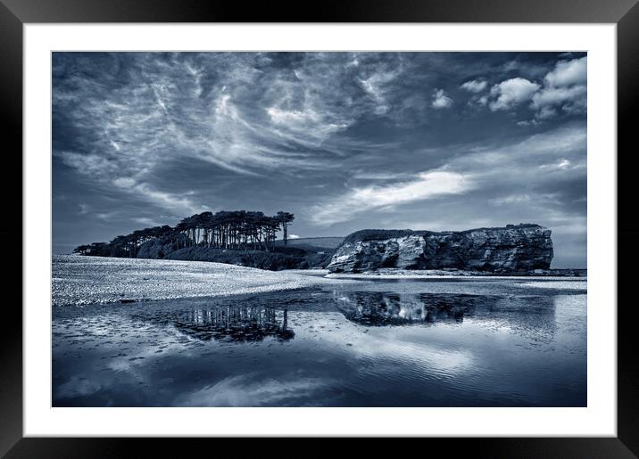 Coastline at Budleigh Salterton Framed Mounted Print by Darren Galpin