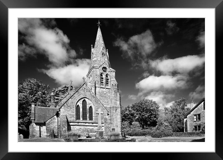 Church of the Holy & Undivided Trinity, Edale Framed Mounted Print by Darren Galpin