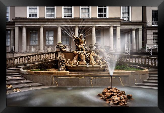 Neptune's Fountain, Cheltenham  Framed Print by Darren Galpin