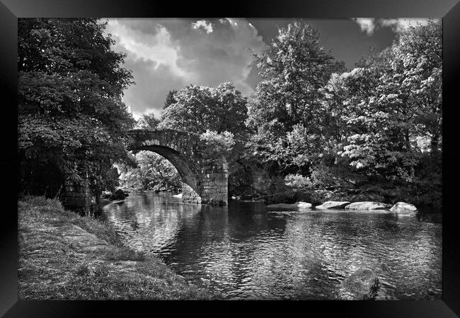Hexworthy Bridge, Dartmoor Framed Print by Darren Galpin