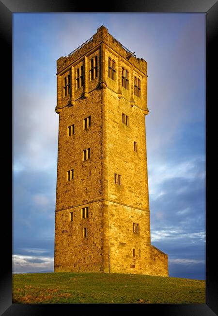 Victoria Tower, Castle Hill  Framed Print by Darren Galpin