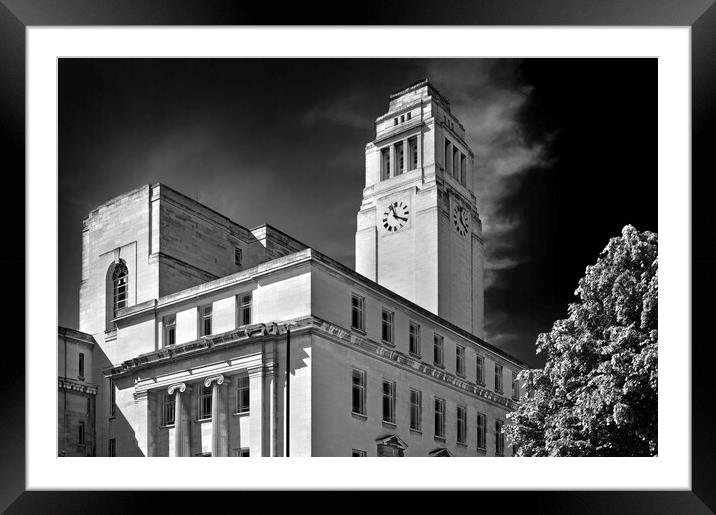 Parkinson Building, Leeds University  Framed Mounted Print by Darren Galpin
