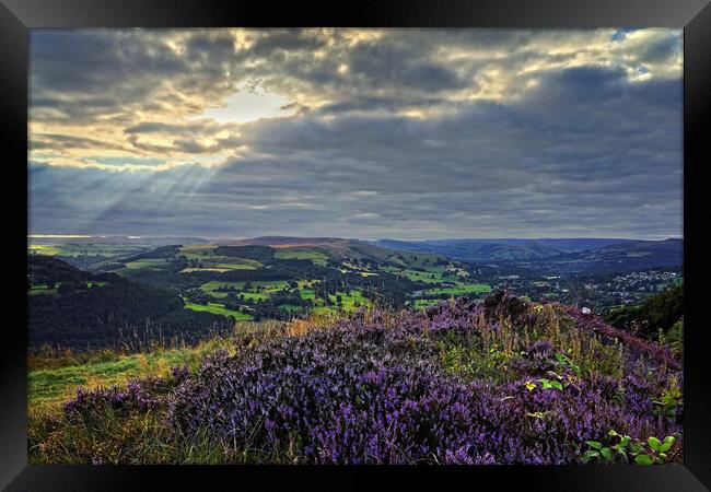 Breaking Light at Surprise View Framed Print by Darren Galpin