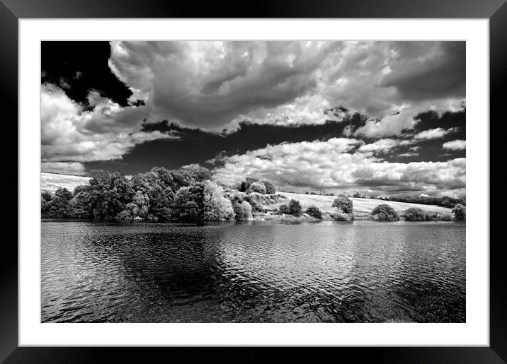 Big Clouds over Ulley  Framed Mounted Print by Darren Galpin