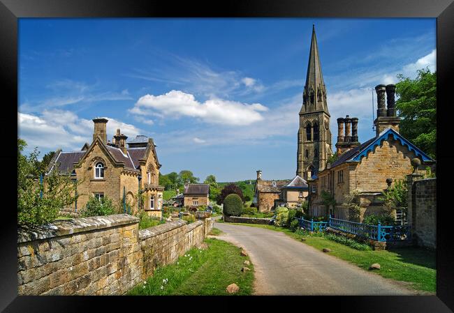 Edensor Framed Print by Darren Galpin