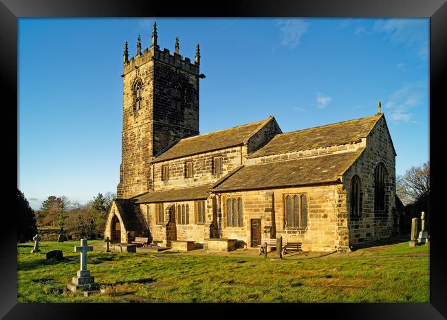 St Peter's Church, Felkirk Framed Print by Darren Galpin