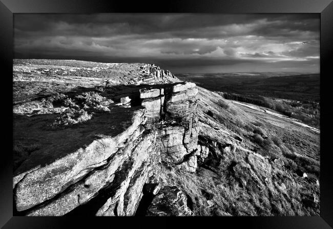 Bamford Edge Framed Print by Darren Galpin